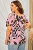 Immagine di PLUS SIZE TROPICAL PRINT BLOUSE